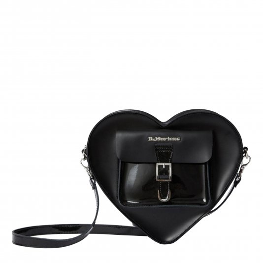 Heart Shaped Black Kyiv / Patent Lamper / Smooth