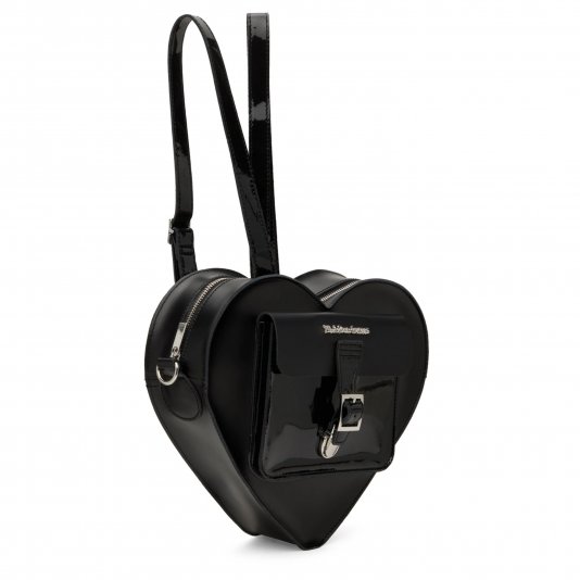 Heart Shaped Black Kyiv / Patent Lamper / Smooth