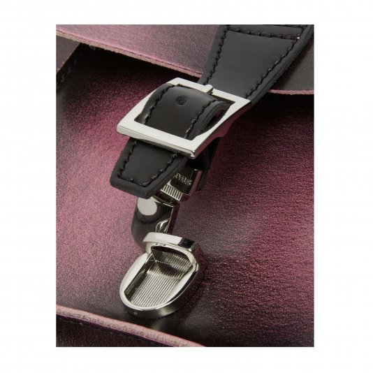 Heart Shaped Distressed Look Black / Fondant Pink Arcadia
