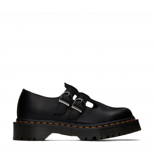 8065 II Bex Mary Jane Black Smooth
