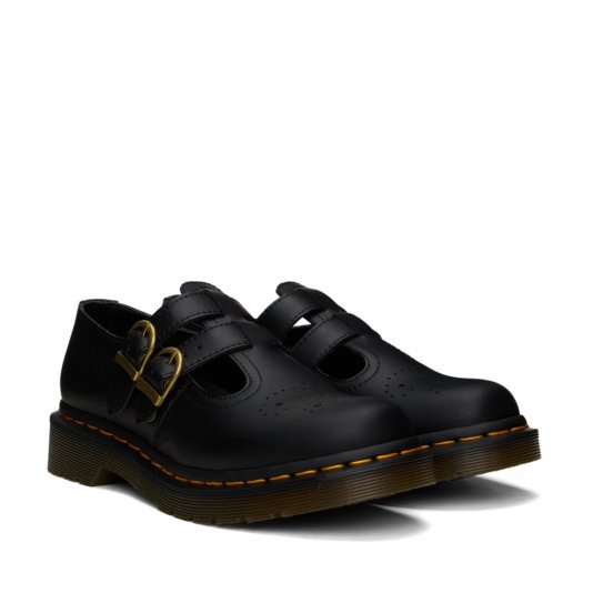 8065 Vegan Mary Jane Black Felix Rub Off