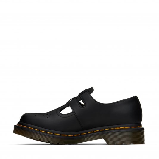 8065 Vegan Mary Jane Black Felix Rub Off