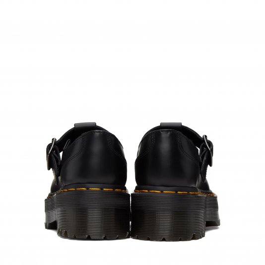 Bethan Platform Black Polished Smooth