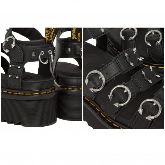 Blaire Platform Piercing Black Athena