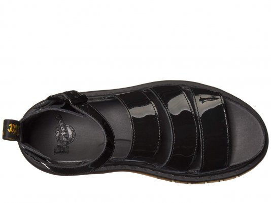 Clarissa Black Patent Lamper