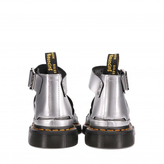 Clarissa II Metallic Silver Calf