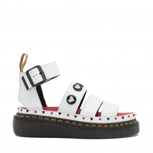 Clarissa II Vegan Platform Betty Boop White Kemble