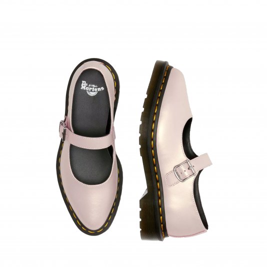 Elphie Mary Jane Iridescent Powder Pink / Gold