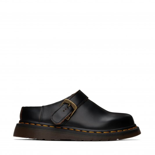 Isham Black Vintage Smooth