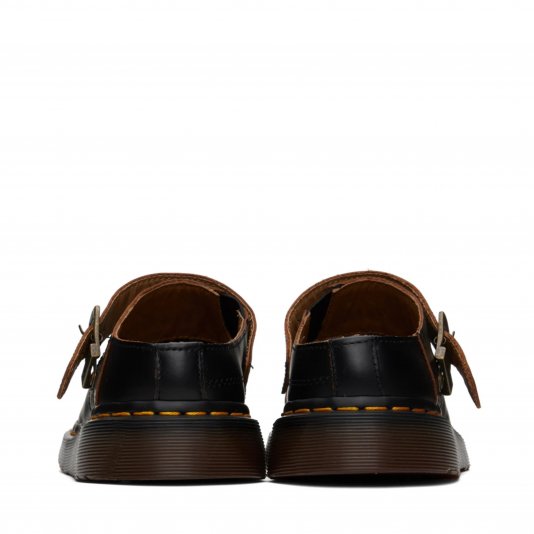 Isham Black Vintage Smooth