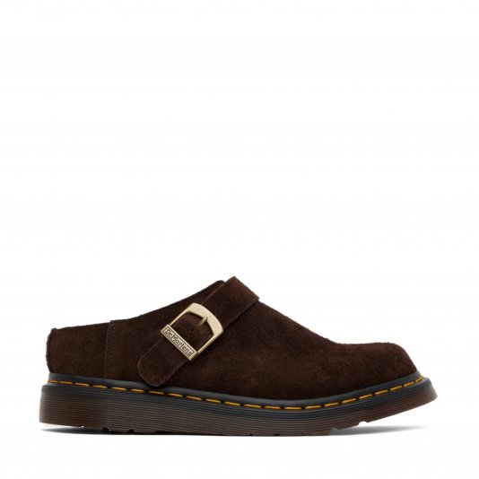 Isham Dark Brown Desert Oasis Suede