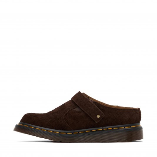 Isham Dark Brown Desert Oasis Suede