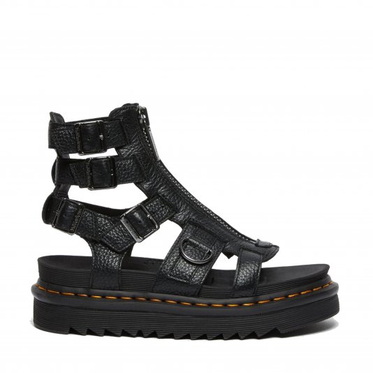 Olson Zip Black Milled Nappa