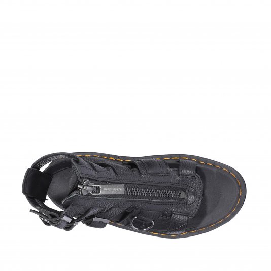 Olson Zip Black Milled Nappa