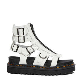 Olson Zip White Milled Nappa