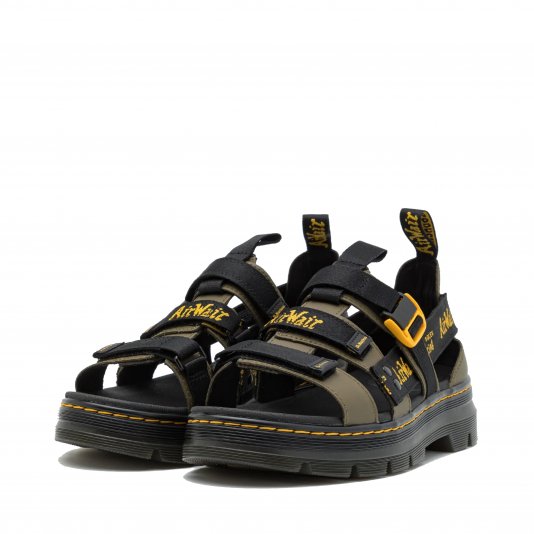 Pearson II Olive Lustre Coated Leather / Webbing