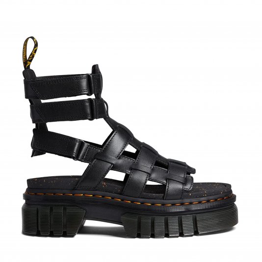 Ricki Platform Black Nappa Lux