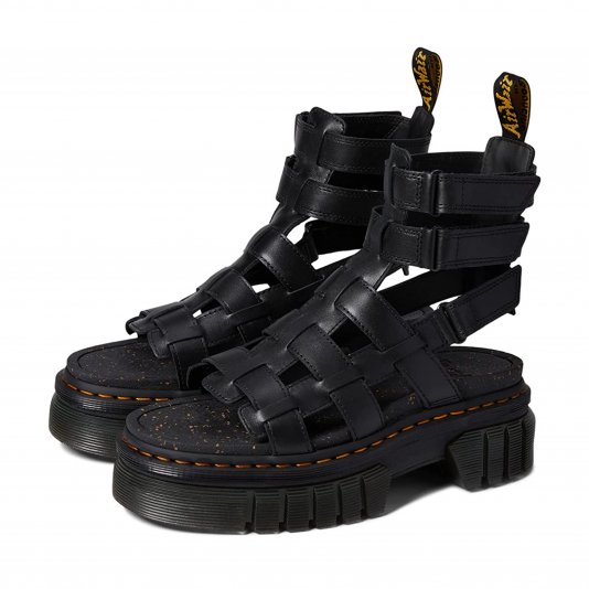Ricki Platform Black Nappa Lux