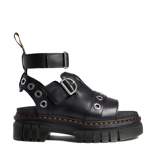 Ricki Platform Hardware Black Nappa Lux