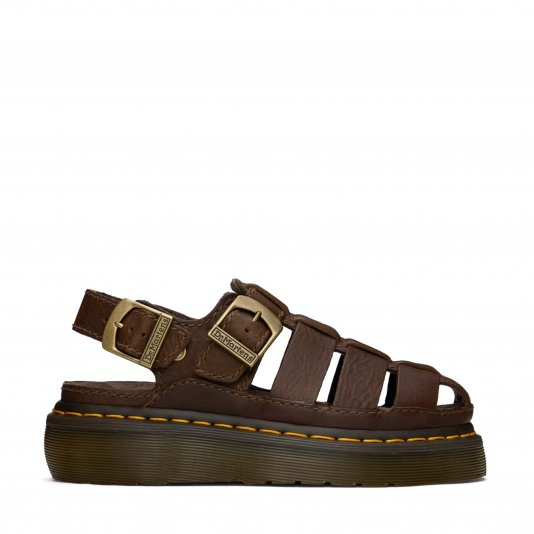 Wrenlie Platform Dark Brown Grizzly
