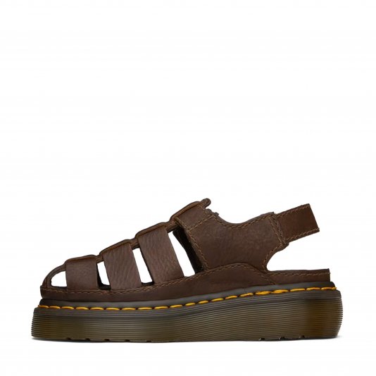 Wrenlie Platform Dark Brown Grizzly
