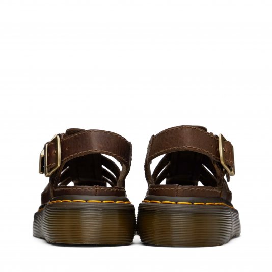 Wrenlie Platform Dark Brown Grizzly