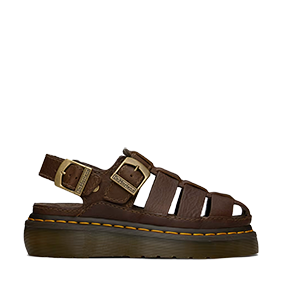 Wrenlie Platform Dark Brown Grizzly