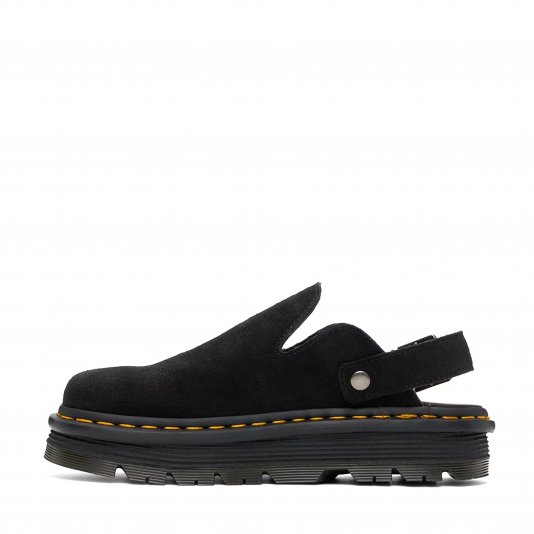 Zebzag Platform Slingback Black E.H.Suede