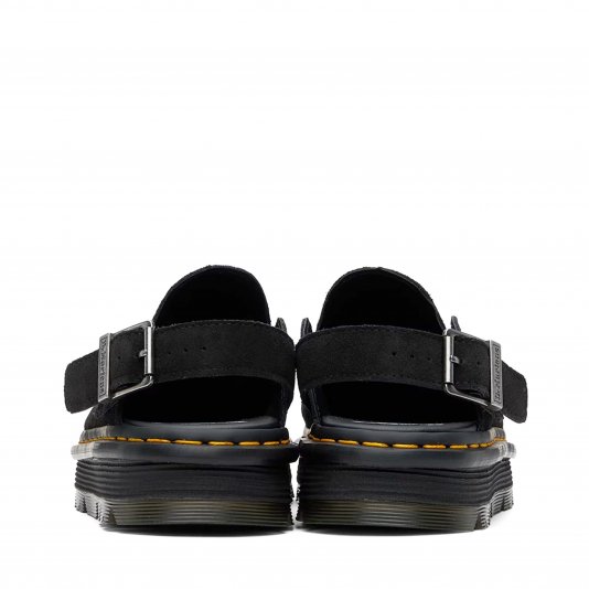 Zebzag Platform Slingback Black E.H.Suede