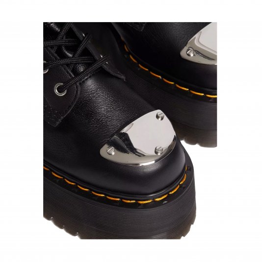 28-Eye Zip Extreme Max Toe Plate Knee High Black Virginia