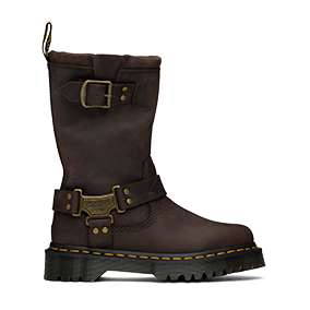 Anistone HI Bex Biker Dark Brown Burnished Waxy Pull Up WP