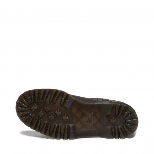 Anistone Lo Bex Biker Dark Brown Burnished Waxy Pull Up WP