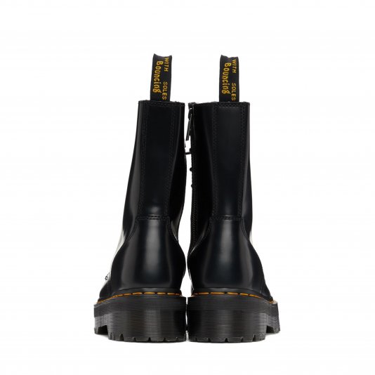 Jadon Zip HI Black Polished Smooth