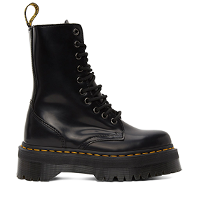 Jadon Zip HI Black Polished Smooth