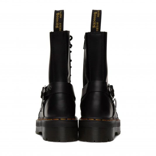Jadon Zip HI Stud Black Smooth