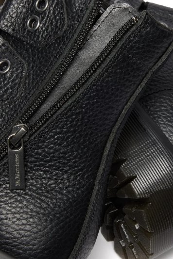 1460 Bex Lace To Toe Black Milled Nappa