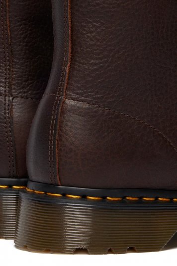 1460 Fleece Lined Dark Brown Grizzly