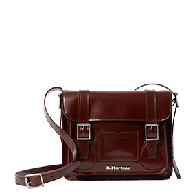 11 Inch Crossbody Vegan Cherry Red