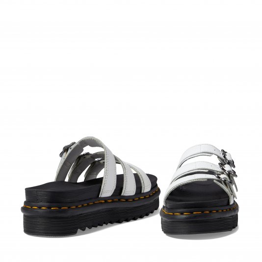 Blaire Slide Flower White Hydro