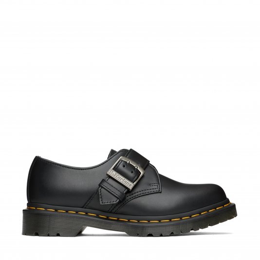 1461 Buckle Black Classic Pull Up