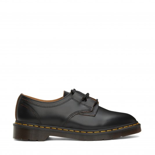 1461 Ghillie Black Vintage Smooth