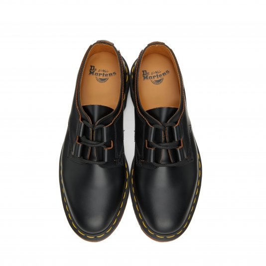 1461 Ghillie Black Vintage Smooth