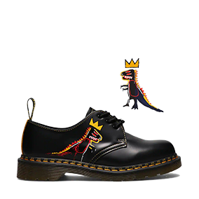 1461 Jean-Michel Basquiat Black Smooth