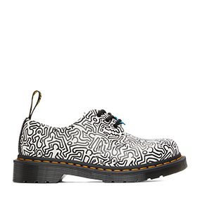 1461 Keith Haring White / Black Smooth