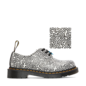 1461 Keith Haring White / Black Smooth