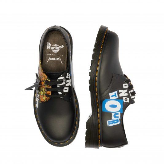 1461 Metallica White / Multicolor Backhand / Metallica Damage Tour Print