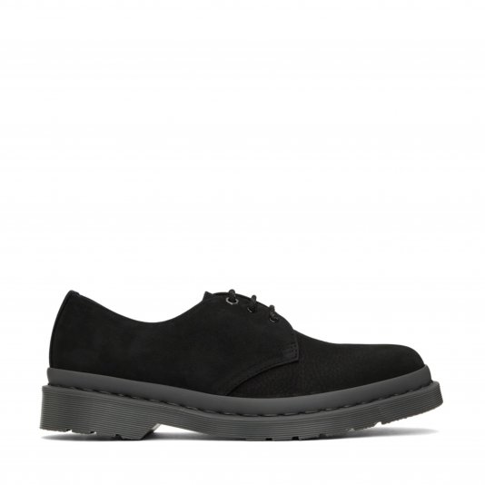 1461 Mono Black Milled Nubuck WP
