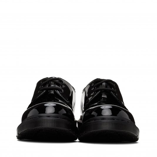 1461 Mono Black Patent Lamper