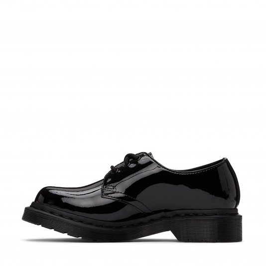 1461 Mono Black Patent Lamper