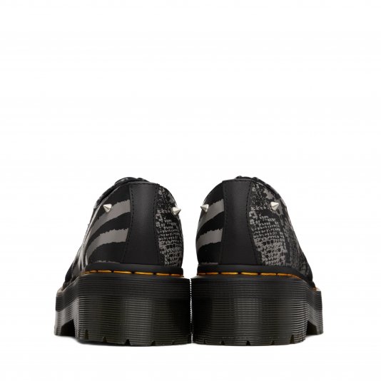1461 Platform Animal Clash Black / Grey Backhand / Suede